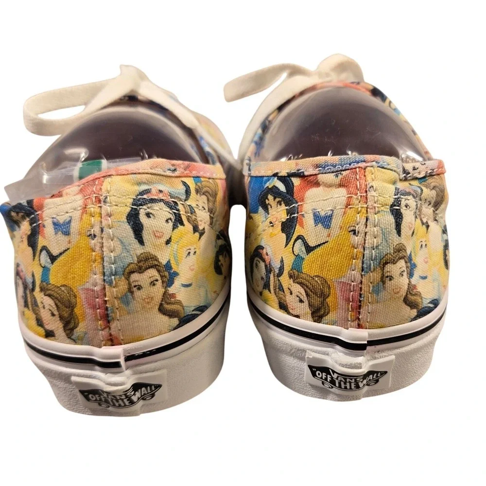 Vans Disney Princess Authentic Multi Color Canvas‎ Sneakers Mens 7.5 Womens 9